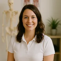 Portrait einer Physiotherapeutin für die Gesundheits-Praxis-Demo-Website erstellt von webdesign4you.at